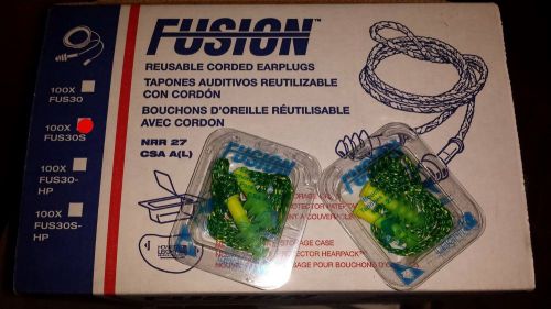 Howard leight fusion corded earplugs fus30s for sale