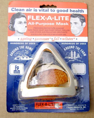 1950&#039;s- 1960&#039;s Flex-a-Lite All-Purpose Respirator Mask Unopened New In Package