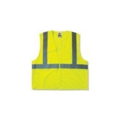 Radnor 64055922 hi-vis yellow class 2 reflective safety vest size l/xl qty 4 for sale