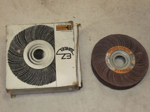 3 pcs SA STANDARD ABRASIVES 6&#034; x 1&#034; x 1&#034; Sanding Flap Wheel 150 Grit A/O 183405