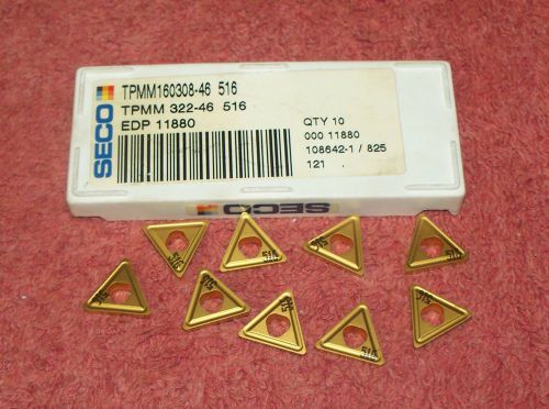 ISCAR    CARBIDE INSERTS    TPMM 322 -46     GRADE   516    PACK of 9