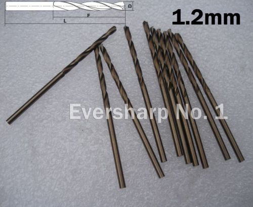 Lot 10pcs Cobalt Jobber Drill Bit M35 HSS Twist Drill Diameter 1.2mm(.0472&#034;)