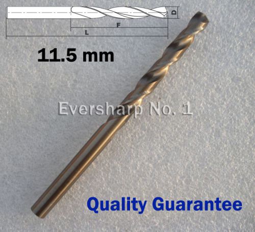 Lot 1pcs cobalt drill bit m35 hss twist drill 11.5mm(.4528&#034;) for stainless steel for sale