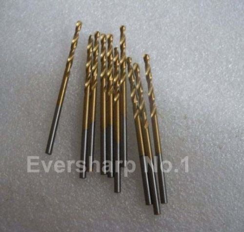 Lot new 10 pcs straight shank hss(m2) coating tin twist drills bits dia 2.0 mm for sale