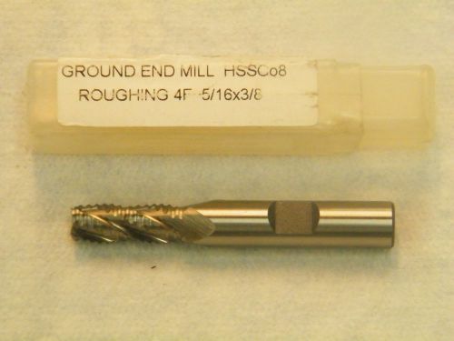 5/16 x 3/8x 7/8 x 2 1/2  4 flute roughing end mill hss-co8 for sale