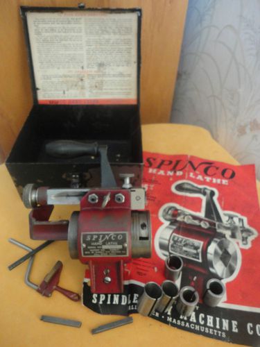 SPINCO HAND LATHE SERIAL # 305. MFD. BY SPINDLE CITY MASHINE CO&gt;