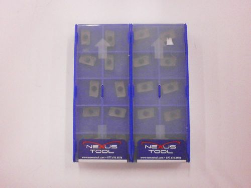 20pc nexus carbide inserts apkt 11t316 pm 302 indexable end mill coated 991so for sale