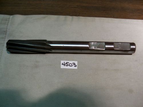 (#4503) used machinist .874 inch straight shank chucking reamer for sale