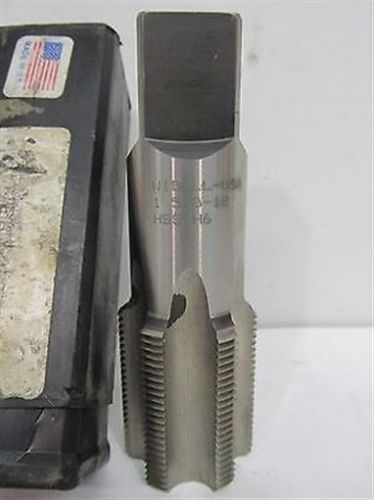 Widell 36266, 1 5/8&#034;-12, 6 flute, hss, bottoming hand tap - used for sale