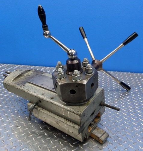 SPRINT METAL WORKING LATHE 6 STATION INDEXING TURRET 3/4&#034; CAPACITY
