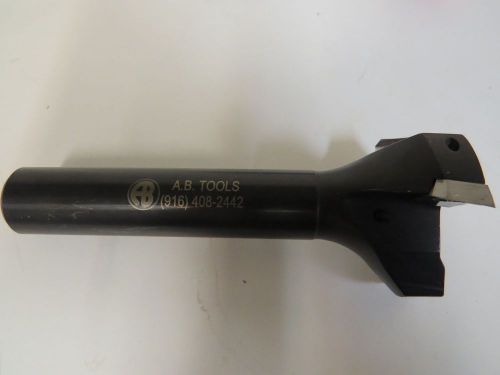 A.b. tools 2&#034; 3 flute shear hog aluminum cutter + t15 wrench &amp; 3 inserts for sale