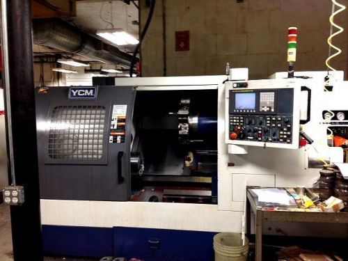 2006 ycm (supermax) tc-26 cnc lathe, 10&#034; chk, tailstock, fanuc, very low hours for sale