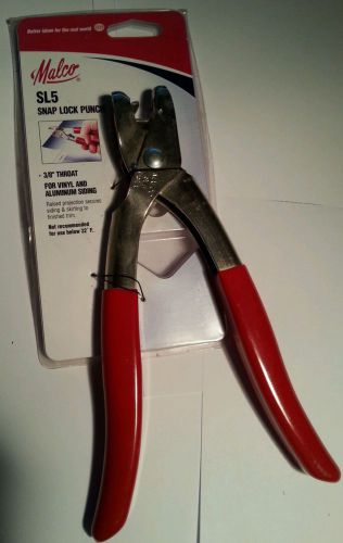 Malco sl5 snap lock punch, 3/8&#034; throat for sale