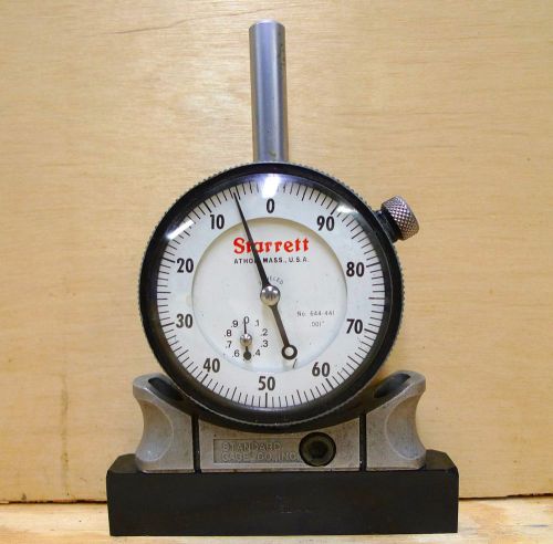 Starrett no. 644-441 .001&#034; dial indicator depth gage gauge machinist tools *8 for sale
