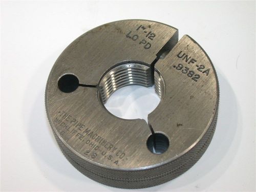 Pmc lo 1&#034;-12-unf-2a thread ring gage for sale