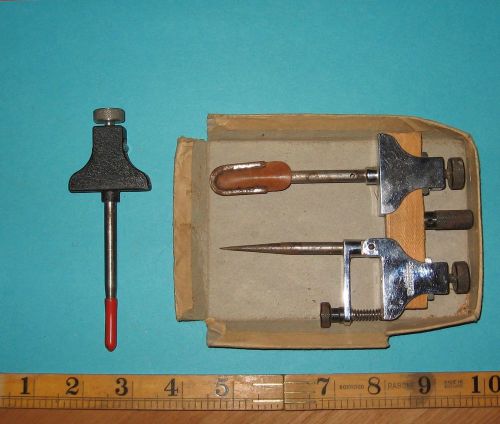 vintage Starrett 50-A Trammel Point Set PLUS precision measuring tool