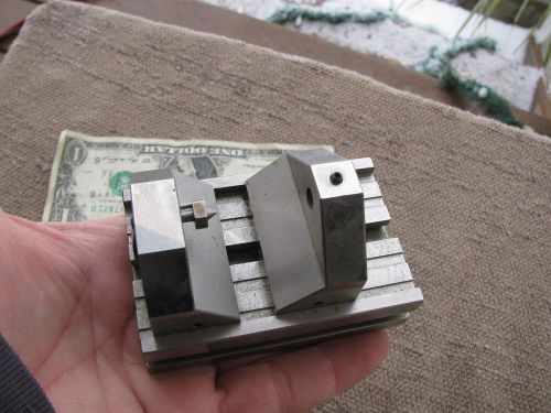 3 1/2 by 2 1/4 by 2&#034; high center holding fixture vise like machinist toolmaker