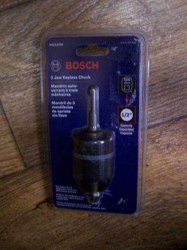 Bosch HA3JAW 1/2&#034; 3 Jaw Keyless Chuck New
