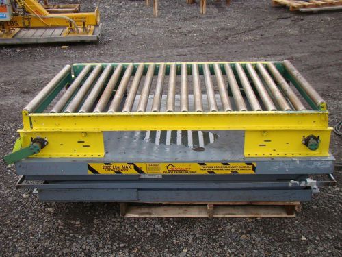 Pentalift 2000 lb. electric lift table, with rollers for sale