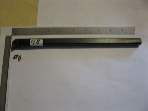 new seco 5/8&#034; boring bar.with 3 inserts.