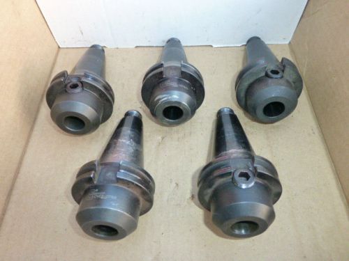 5 USED COMMAND CAT 40 TOOL HOLDERS C4E3-0750  3/4&#034;  NO RESERVE   1