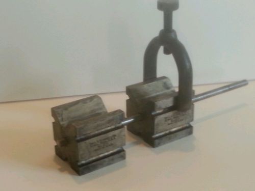 Starrett no. 271c drill blocks set &amp; clamp for sale