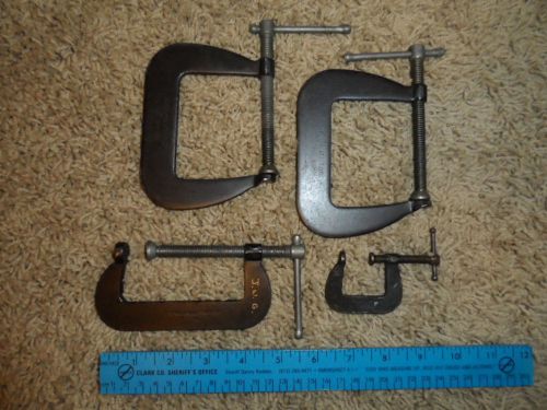 Cincinnati tool co. super jr. clamps set - (2) no. 56, (1) no. 55, (1) no. 50 for sale