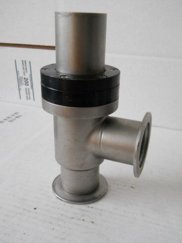 Stainless steel angle pneumatic vacuum valve 3&#034; for sale