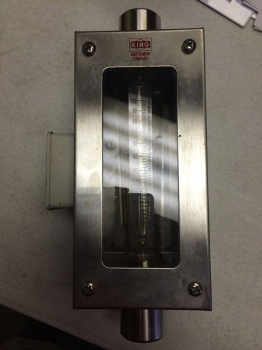 King instrument co, glass tube flow meter, 7310 series new for sale