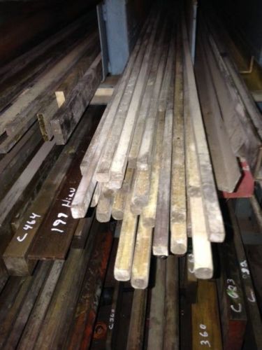 C360/360 brass rectangled/plate  bar stock  ..440x .375 x  72&#034; for sale