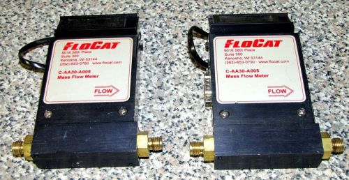 THREE FLOCAT DIGITAL MASS FLOW METERS- C-AA30-A005- 0-200 NI