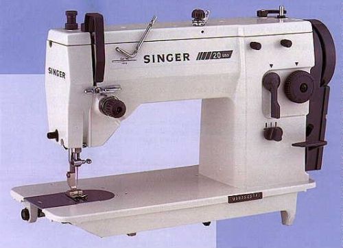 New singer 20u83 industrial zigzag sewing machine complete with brush less motor for sale