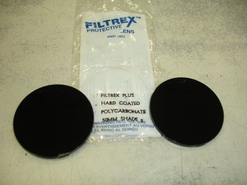 FILTREX Plus 50MM Hard Coated Polycarbonate Replacement lenses Filter Shade 5