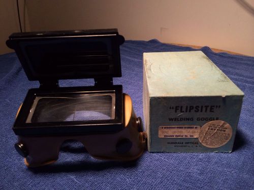 Vintage Flipsite Welding Goggles Steampunk