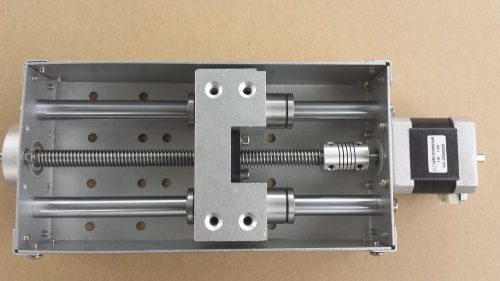 Ballscrew anti-backlash cnc z-axis slide assembly for diy cnc with stepper motor for sale