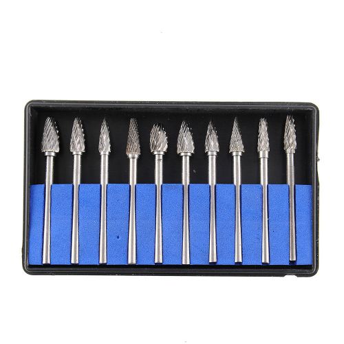Safe  Reliable 1 Set Tungsten Steel Dental Burs Burrs Tooth Drill Tool Kit
