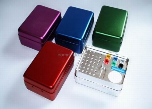 New 35 holes bur holder disinfection box  endo gutta percha points green 1pc for sale