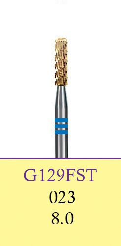Dental Lab Carbide Cutters-HP Shank(44.5 mm)-G129FST/023(8328)-Cross Cut(2 Burs)