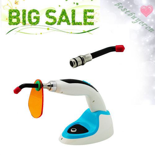 Cordless led dental curing light lamp1400mw teeth whitening accelerator blue!!! for sale