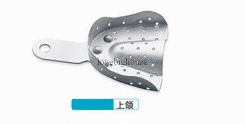 10pcs kangqiao 1 pair dental aluminium impression tray 6# with holes for sale
