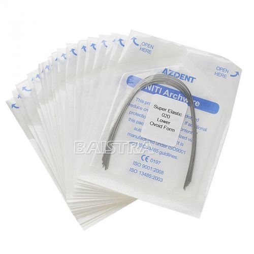HOT 200 Packs Dental Orthodontic Super Elastic Niti ROUND Arch Wire 10 PCS/Pack