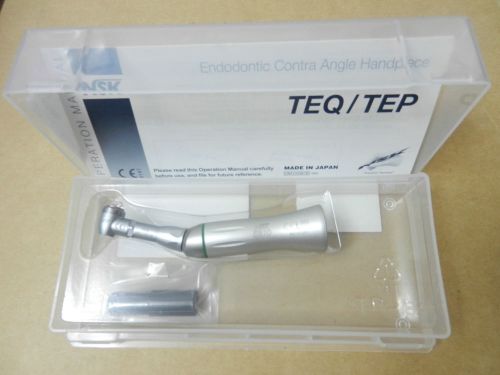 Dental NSK genuine TEQ-ER10 handpiece 10:1 reduction endo push button Japan