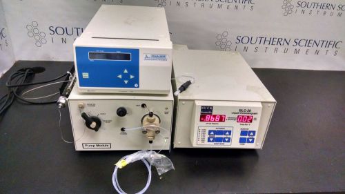Buck scientific blc-20 pump, injector, uv-vis and knauer ri detector for sale