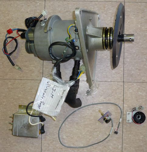 BECKMAN L8-M ULTRACENTRIFUGE MOTOR MODEL S WITH ALL PARTS IN PICTURES