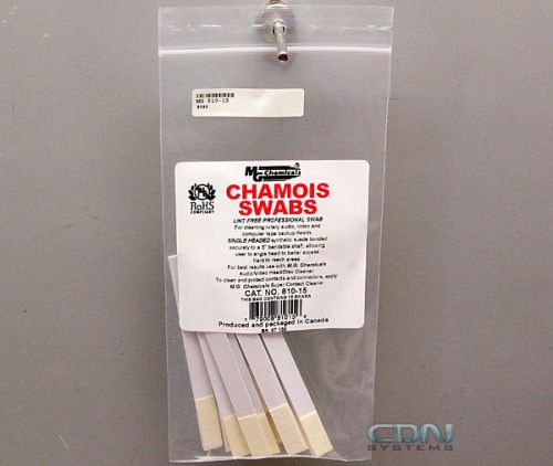 NEW 15 Pack Chamois Swabs Professional Audio Video Shammy Shammies Tape Cleaner