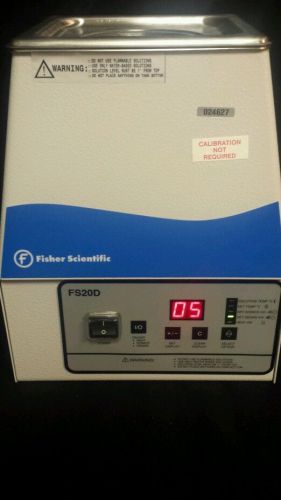 Fisher scientific ultrasonic cleaner fs20 digital display for sale