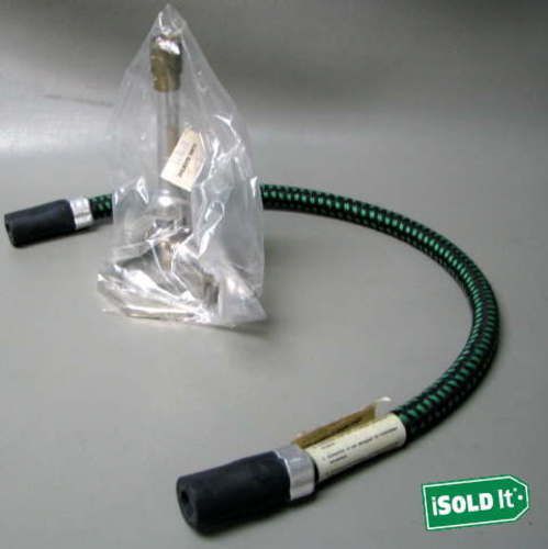 Humboldt natural gas busen burner 6200.1 w/ kantleke model 23 gas hose connector for sale