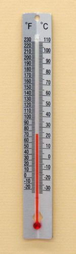 Thermometer Metal Back Double Scale (865-1)