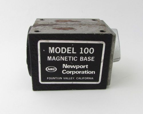 Newport/nrc model 100 magnetic base 2.5&#034; x 2&#034; x 2&#034; for sale
