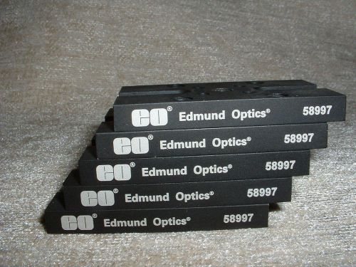 Five Edmund Optics 60 x 35 mm English Base Plates (58997)
